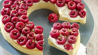 Recipe : Raspberry crown tart