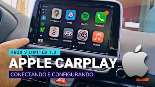 HB20 2023 - Configurando o Apple Carplay - Como conectar seu iPhone na central multimídia