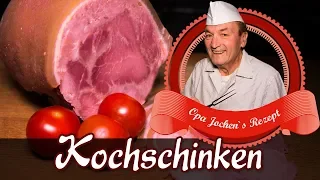 Kochschinken selber machen - Formvorderschinken - Wurst selber machen - Opa Jochen´s Rezept