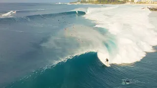 Lines to the Horizon - Watch Cyclone Swell Roll Through Kirra Point