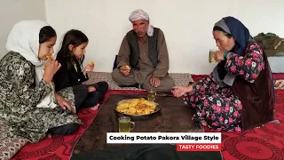 How To Make Potato Stuffed Bread and  Potato Pakora Village Style | Village Life Afghanistan