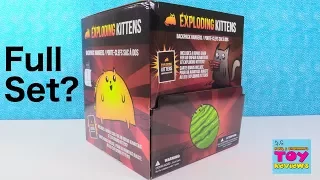 Exploding Kittens Game Backpack Hangers Blind Bag Toy Review Opening | PSToyReviews