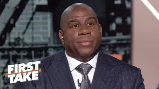 Magic Johnson says Lakers GM was ‘backstabbing,' Luke Walton firing was the final straw | First Take