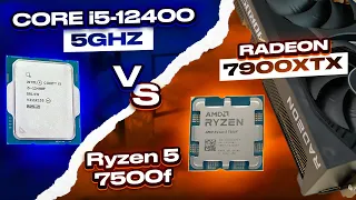 Разогнал Core i5-12400 до 5 ГГц. Сможет ли победить Ryzen 5 7500F?