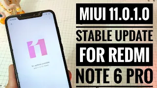 Redmi Note 6 Pro MIUI 11.0.1.0 GLOBAL STABLE UPDATE | Miui 11 Stable Update Rolling Out