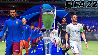 FIFA 22 El Clasico | BARCELONA vs REAL MADRID | GAMEPLAY !!