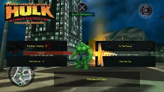 The Incredible Hulk: Ultimate Destruction [PS2] UHD 4K60ᶠᵖˢ (CHALLENGE MISSION 1)
