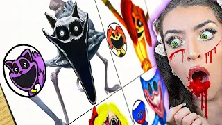 CRAZIEST Poppy Playtime Chapter 3 ART VIDEOS EVER!? (SMILING CRITTERS MAKEOVER, EVIL CATNAP FIGURE)