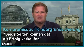 phoenix nachgefragt mit Michael Bröcker (The Pioneer) zur Kindergrundsicherung am 28.08.23