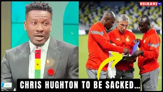 ASAMOAH GYAN REACTS TO GHANA VS MOZAMBIQUE 2-2…CHRIS HUGHTON TO BE SACKED! BLACK STARS CAN’T QUALIFY