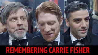 The cast of Star Wars: The Last Jedi remember Carrie Fisher