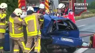 Horrorcrash auf der A 540 (11.6.11) bei Grevenbroich