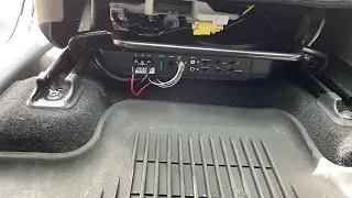 2019+ Toyota RAV4 powered subwoofer install