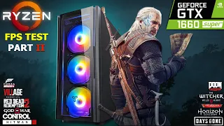 GTX 1660S 👌 RYZEN 5 1600 ФПС ТЕСТ 2️⃣ (Witcher/RDR2/GoW/Village/Horizon/Doom/Hitman/Forza FPS TEST)