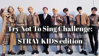 KPOP Try Not To Sing or Dance Challenge / STRAY KIDS edition