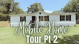 ✨NEW✨ MOBILE HOME TOUR PT 2 | Doublewide Mobile Home |