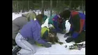 Rescue 911: Teen Female Snow Tuber vs. Tree