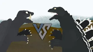 Godzilla VS. Gamera REMAKE Animation | Stick Nodes