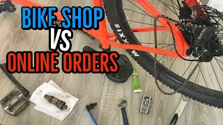 Best place to get mountain bike parts?  Is it at a bikeshop or online? (mountain biking tips)