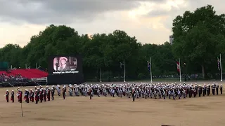 Massed Bands HM Royal Marines Beating Retreat 2018 4