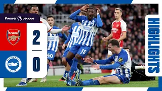 PL Highlights: Arsenal 2 Brighton 0