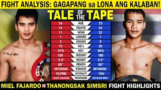 🥊FIGHT ANALYSIS: DELIKADO daw PINOY, Pero GAGAPANG ang KALABAN!Fajardo vs Simsri Full Fight HiLights