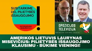 JAV gyvenantis L. Misevičius: pasaulio lietuviai - netgi patriotiškesni už gyvenančius Lietuvoje