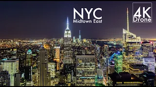 Midtown East, New York City (NYC) - 4K UHD Drone Video