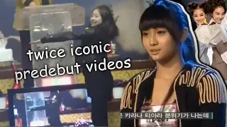 twice iconic predebut videos