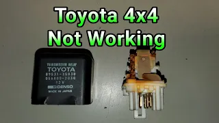 Toyota 4Runner 4WD Not Working