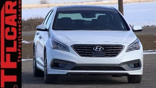 2015 Hyundai Sonata Sport 2.0L Turbo 0-60 MPH Test & Review