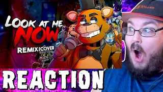 FNAF SONG - Look at Me Now Remix/Cover (feat. @Muscape) | FNAF ANIMATION & MORE FNAF REACTION!!!