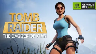 NEW TOMB RAIDER The Dagger of Xian looks ABSOLUTELY NEXT GEN | Classic Lara Croft Skin RTX 4090 4K