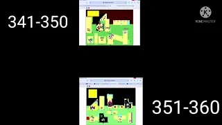 numberblocks band retro 341-350 vs numberblocks band retro 351-360