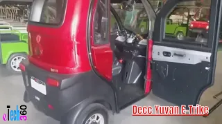 DECC Yuvan 3-Wheeler E-Trike (2022)|| Interior & Exterior|| Reviews, and Full Specs