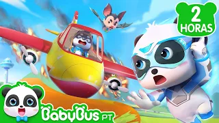 Policial de Controle de Tráfego Aéreo  | 2 HORAS DE BABYBUS | +Completo | Desenhos Animados