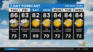 New York Weather: CBS2 7/7 Evening Forecast at 6PM