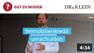 Immobilienfinanzierung: Immobilienkredit umschulden