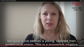 Political prisoners: Oksana Mysina on Stepan Zimin. English subtitles