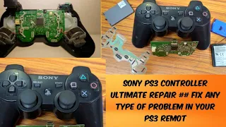 How to Fix PS3 Controller Random Button Pushes#PS3 Remot keypad  Replace#PS3 Remote Fix# Disassembly