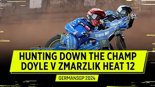 Doyle Hunts down the Champ ⚔️ Heat 12 #GermanSGP 2024 | FIM Speedway Grand Prix