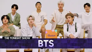 BTS Dishes on Touring and Working with Ed Sheeran | The Tonight Show Starring Jimmy Fallon