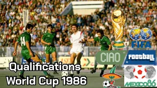 تصفيات كأس العالم 1986