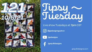 Gudrun Erla of GE Designs, Tipsy Tuesday #121, October 5th, 2021