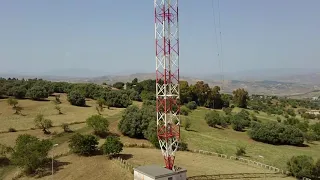 Caltanissetta, Antenna Rai, ripresa drone