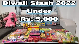 Diwali Stash 2022 under 5000 Rs. wholesale Diwali Crackers Stash Cheap rate Fatake Firecrackers