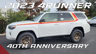 2023 Toyota 4Runner 40th Anniversary Edition Overview