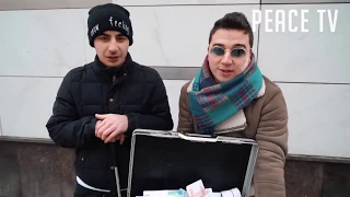 СЛЕПОЙ ВЫРОНИЛ 10 000 000 РУБЛЕЙ ПРАНК СОЦ.ЭКСПЕРЕМЕНТ   BLIND MAN DROPPING 10,000,000 RUBLES PRANK