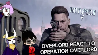 Overlord react to Operation Overlord | Battlefield V | Gacha reacts