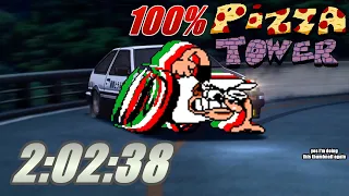 Pizza Tower 100% Speedrun - 2:02:38